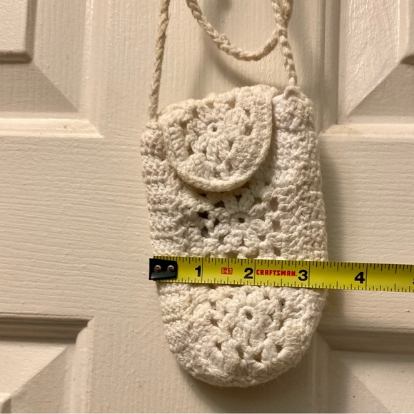 Vintage Crochet Cell Phone Bag - Picture 3 of 4